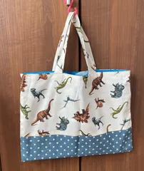 恐竜柄☆レッスンバッグ