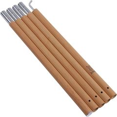 【在庫処分】DOD(ディーオーディー) ビッグタープポール 250cm アルミ 収納袋 太さ28mm 【ブラック/レッド】 XP5-507K / XP5-507R
