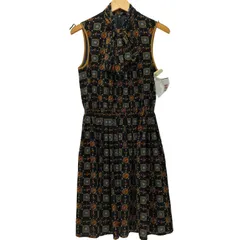 ロイスクレヨン Lois CRAYON 総柄ボウタイワンピース レディース JPN：M 