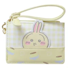 【メール便】ちいかわ パス＆コイン＆カードケース フラグメントケース ひょっこり うさぎ イエロー アルディ ICカードケース キャラクター グッズ 