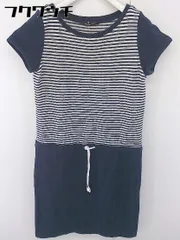 ◇ MAYSON GREY メイソングレイ ボーダー 半袖 膝丈 ワンピース サイズ2 オフホワイト ネイビー レディース  【中古】 【1112020010224】のサムネイル