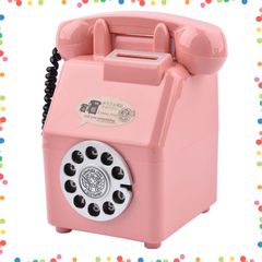 レトロ】スイマー ピンクの黒電話 - メルカリ