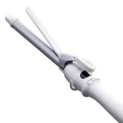 【数量限定】サロニア セラミック カール ヘアアイロン 19mm SALONIA 【ホワイト】 コテ 耐熱ポーチ付 SL-008SW