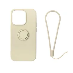 【 新品 未開封 】   ROYALMONSTER iPhone 14ProMAX 用シリコン製ケース(リング付・グレー) Royal Monster(ロイヤルモンスター) RM-14PMSili-GY 未使用 送料無料