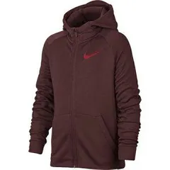 【新品】【ジュニアサイズ】【130cmのみ】NIKE(ナイキ) キッズ・ジュニア ドライ フルジップ フリース フーディスウェットシャツ　ダークチームレッド　856135-619-130