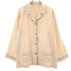 セリーヌ 日本製 マカダム柄 長袖 ルームウェア L ベージュ CELINE パジャマ レディースのサムネイル