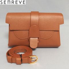 極美品★SENREVE ARIA BELT BAG レザー 2Way ショルダー ウエストバッグ ブラウン アリア ベルトバッグ センレヴ★