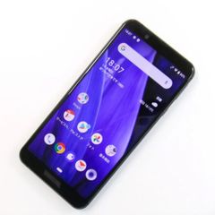 【中古】 AQUOS sense3 SHV45 ブラック au SIMロック解除済
