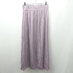 ◇ ⊂ SENSE OF PLACE by URBAN RESEARCH ロング Aライン スカート サイズフリー パープル系 レディース E  【1507030001490】