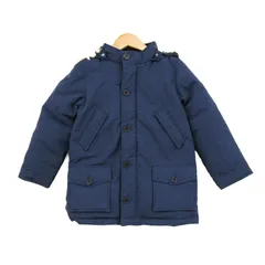 グリーンレーベルリラクシング ダウンジャケット ジャンパー アウター キッズ 男の子用 125サイズ ネイビー green label relaxing 【中古】