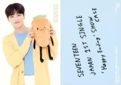 【中古】コレクションカード(男性) 019[ノーマルカード]：SEVENTEEN/HOSHI(ホシ)/ノーマルカード/「SEVENTEEN JAPAN 1ST SINGLE ‘Happy Ending’ SHOWCASE」トレーディングカード