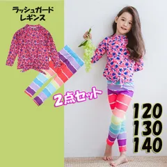 女の子 キッズ 子供 水着 120 130 140 ラッシュガード レギンス 長袖 スパッツ 花柄 セット 日除け ウエーブ 海 プール UV対策  グリーン サックス 水色 マリンスポーツ SUP カヌー クラゲ対策 川遊び 迷子帽子 派手 カラフル 可愛い