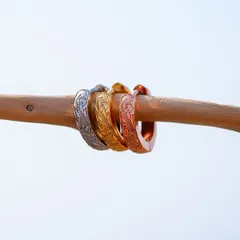 【片耳用】ハワイアンジュエリー ピアス リバーシブル フープ 金属アレルギー対応 サージカル ステンレス