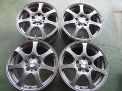 送料込み！　スタッドレス用などに・・・　ジャパン三陽　ZACK　JP107　16インチ　6.5J　114.3　5H　+38　アルミホイール4枚セット