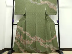 平和屋着物●手差し紅型作家　都巳二　訪問着　草花間道　正絹　逸品　CABB6272ut 楽天市場】都巳二の通販