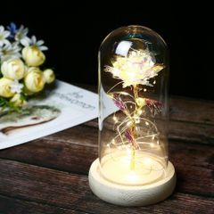 バラ オーロラ 枯れない インテリア 照明 led プレゼント 韓国 北欧 綺麗 クリスマス 誕生日 結婚記念日 プロポーズ 美女と野獣
