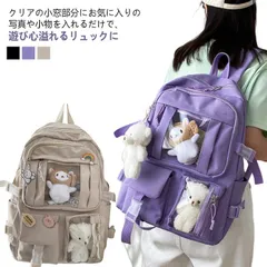  韓国 ハンド 痛バッグ 痛リュック ショルダー 缶バッチ 透明 大容量リュック クリア 通学 痛バ 通勤 推しリュック 痛バッグ 見せバッグ リュック スクエア 推し活 デコ ぬいぐるみ バッグ オ#dzdx17187