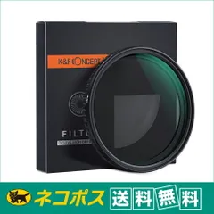 【ネコポス便配送・送料無料】K&F Concept KF-72NDX8-128 NANO-X バリアブル(可変式 ND8-ND128)NDフィルター 72mm (Xムラ制御タイプ)のサムネイル