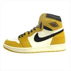 ナイキ NIKE エアジョーダン 1 レトロ ハイ オリジナル AIR JORDAN 1 RETRO HIGH OG スニーカー シューズ 靴 DZ5485-701 27cm 黄 イエロー メンズ