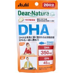 ディアナチュラスタイル DHA 20日分 60粒入　サプリメント　アサヒグループ食品