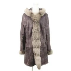 アルボレンテ　ARBORENTE　ミンク　ショール　ケープ　ファー ファースリットケープコート | コート | Noela OFFICIAL WEB STORE