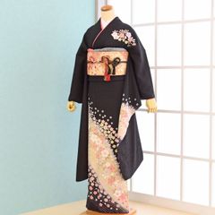 正絹 京友禅 振袖 3点セット 成人式 前撮り 豪華古典柄 金彩 美品