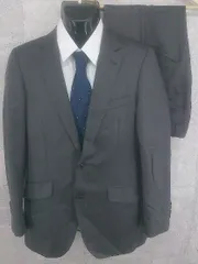 ◇ john pearse 背抜き 2B シングル パンツ スーツ 94Y6 グレー # 1002799583336