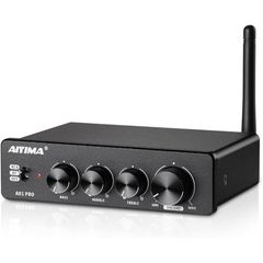 【新着商品】AIYIMA A01 Pro 100W x 2 アンプ Bluetooth 5.1 Class D インテグレーテッドアンプ TPA3116 2.0/2.1 チャンネルパワーアンプレシーバー 3.5mm AUX 出力付き DC12-24V DC