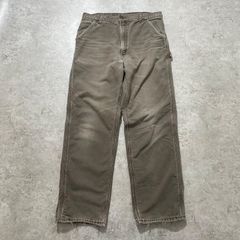 カーハート ダックペインターパンツ 裏地付き フェードブラウン W36L32相当【BT015】