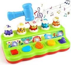 知育玩具 モンテッソーリ 赤ちゃん おもちゃ もぐらたたきゲーム 早期開発 指先訓練 1 2 3 4 歳 おもちゃ 男の子 女の子 1 2 3 歳 誕生日 プレゼントランキング