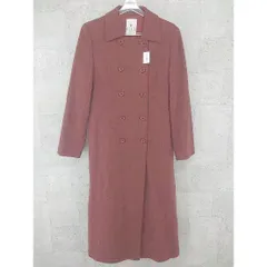 ■ ●美品● ELLE ダブル 長袖 ロング コート 38 レッド系 *  【1002796673337】のサムネイル