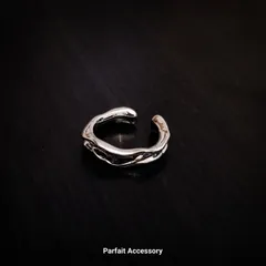 【新品未使用】シルバー オープンリング ウェーブ 8号 【化粧箱付き】　　　レディース メンズ ユニセックス　　　CHAC100800007