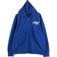古着 プーマ PUMA バックプリント スウェットフルジップパーカー メンズXL相当/eaa455107