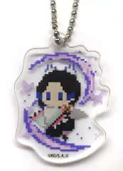 【中古】キーホルダー 胡蝶しのぶ アクリルチャーム 「鬼滅の刃 ドットシリーズ アニプレックス オンラインくじ」 D賞