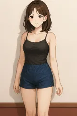 H236セールは1月末まで！（トップスのみ）ストレッチタイプの女子デニム風水着ボトムス♪組み合わせたり部屋着や撮影用やコスプレにも♪サイズM