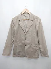 ◇ UNITED ARROWS BLUE LABEL ユナイテッドアローズ シングル 3B 長袖 テーラードジャケット サイズS ベージュ メンズ P  【1404040017438】のサムネイル