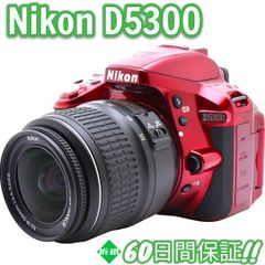 Nikon D5300 Wi-Fi搭載 レンズキット 赤 レッド #8479
