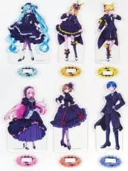 【中古】アクリルスタンド・アクリルパネル ボーカロイド(6人) アクリルスタンド6個セット 「初音ミク＆ピアプロキャラクターズ あたり付き!ビビット缶バッジ 第2弾」 ラスト賞