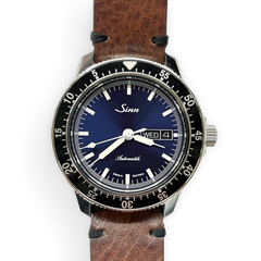 【中古 USED】SINN　ジン　パイロットウォッチ　104 St Sa I B　Vintage Brown Leather