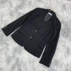 【KLEIN PLUS】クランプリュス  テーラードジャケット【38】オフィス  モード  レディース  黒系  ブラック【送料無料】