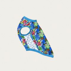 犬服　3L胴回64　ウォーターCOOL　スプラッシュBL×サイド切替アンカー