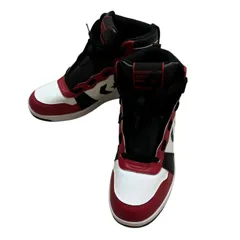 z1335 【未使用品】CONVERSE コンバース シューズ ハイカットスニーカー ブラック レッド メンズ 25.5cm