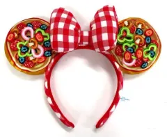 【中古】アクセサリー(非金属) ミニーマウス(ピザデザイン) カチューシャ 「ディズニー」 東京ディズニーリゾート限定