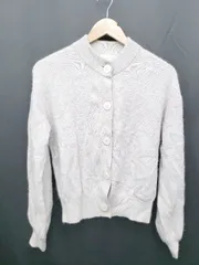 ◇ anatelier アナトリエ 無地 カジュアル 長袖 ニット カーディガン サイズ38 グレー レディース P  【1402270013046】