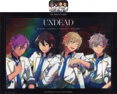 【中古】グッズセット UNDEAD 缶バッジ＆クリアポスターセット 「Blu-ray あんさんぶるスターズ!! Ensemble Stars!! Cast Live Starry Symphony -the dead of night- BOX盤」 法人特典