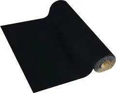 BENECREAT 3m巻 貼りビロード生地 ベルベット生地 幅40cm 厚さ0.06cm( 黒)