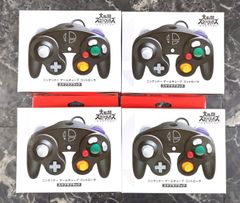 24. ニンテンドー ゲームキューブ コントローラ スマブラブラック 4点セット