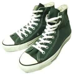 CONVERSE コンバース アメリカ製 90s ALL STAR HI MADE IN USA ヴィンテージ オールスター US7(25.5cm) GREEN キャンバス USA製 スニーカー シューズ g22192