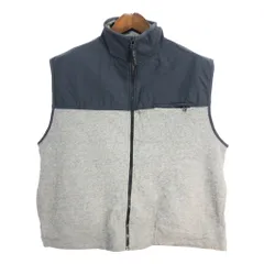 OLD NAVY オールドネイビー フリースベスト グレー (メンズ L) 中古 古着 T0813
