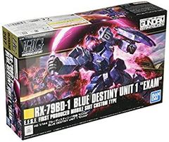 [중고] HGUC 기동 전사 건담 외전 전율의 블루 블루 디스티니 1 호기 "EXAM" 1/144 스케일 색으로 구분 된 플라스틱 모델 [건프라]